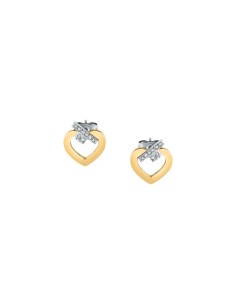 Trussardi Orecchini Donna Acciaio Cuore Bicolore (TJAXC49) 2