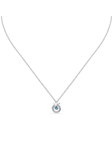 Trussardi Collana Donna Acciaio con Cristalli e...