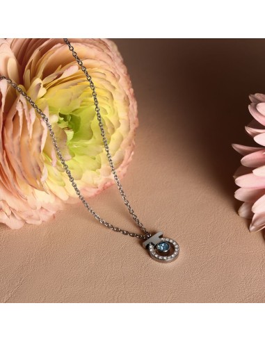 Trussardi Collana Donna Acciaio con Cristalli e...