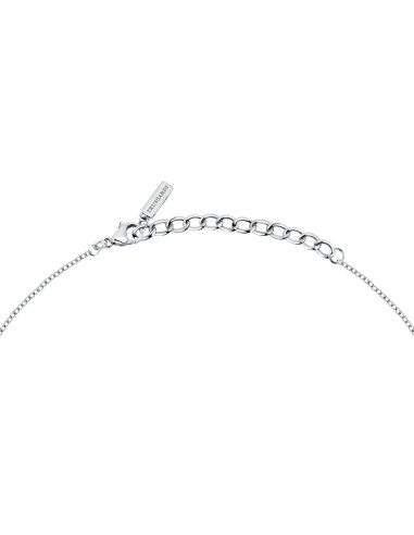 Trussardi Collana Donna Acciaio con Cristalli e...