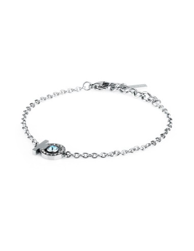 Trussardi Bracciale Donna Acciaio Cristalli e...