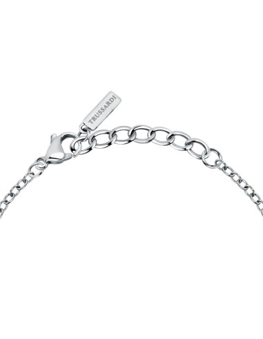 Trussardi Bracciale Donna Acciaio Cristalli e...