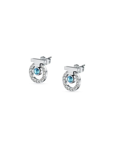 Trussardi Orecchini Donna Acciaio Cristalli e...
