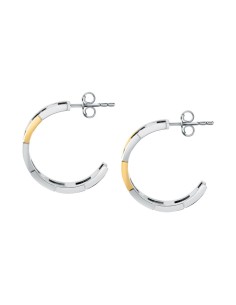 Trussardi Orecchini Cerchio Donna Acciaio Bicolore Oro... 2