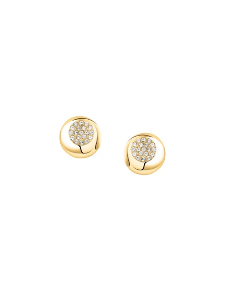 Trussardi Orecchini Donna Oro con Cristalli T-Design (TJAXC99)