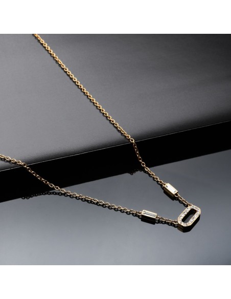 Karl Lagerfeld Collana Donna Oro con Cristalli (KLAYC10)