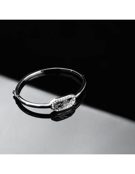 Karl Lagerfeld Bracciale Donna Acciaio Silver con Cristalli  (KLAYC29)
