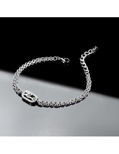 Karl Lagerfeld Bracciale Donna Acciaio Doppia...