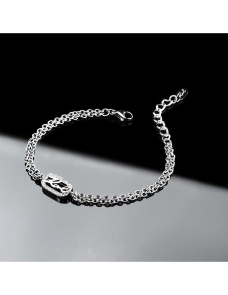 Karl Lagerfeld Bracciale Donna Acciaio Doppia Catena (KLAYC33)