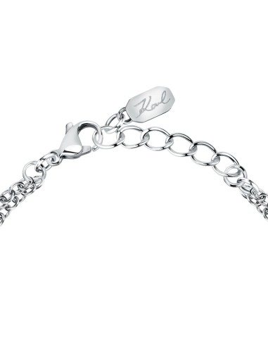 Karl Lagerfeld Bracciale Donna Acciaio Doppia...