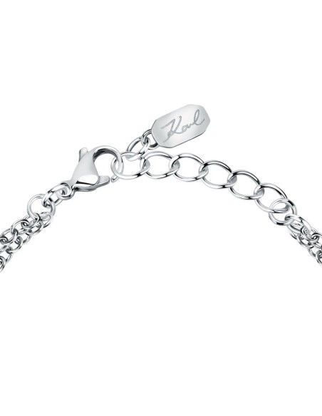 Karl Lagerfeld Bracciale Donna Acciaio Doppia Catena (KLAYC33)