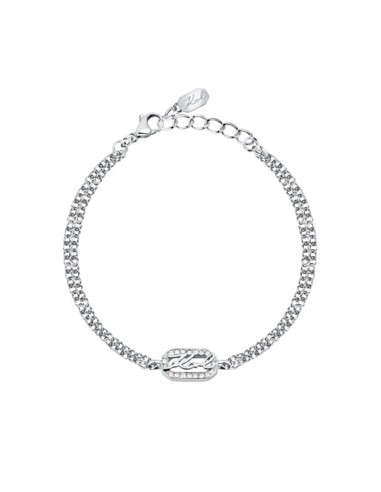 Karl Lagerfeld Bracciale Donna Acciaio Doppia...