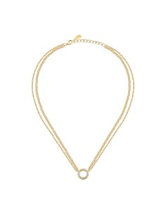 Karl Lagerfeld Collana Donna Acciaio Oro Doppia Catena... 2