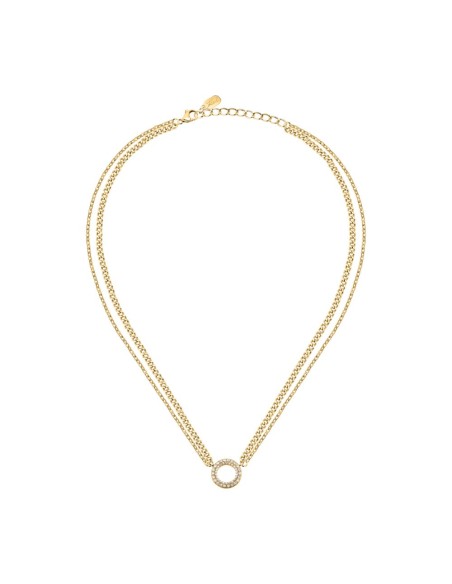 Karl Lagerfeld Collana Donna Acciaio Oro Doppia Catena (KLAYC55)