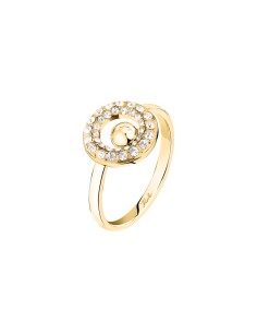 Karl Lagerfeld Anello Donna Acciaio Oro con Cristalli...
