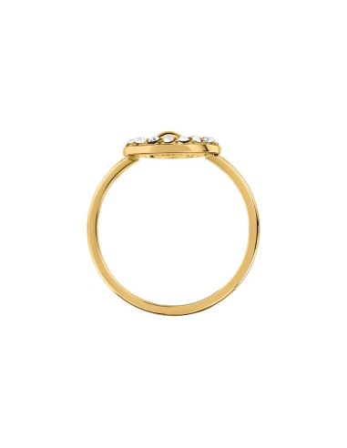 Karl Lagerfeld Anello Donna Acciaio Oro con...