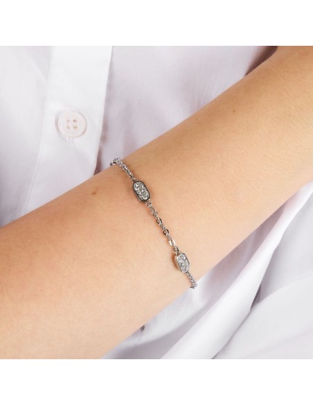 Karl Lagerfeld Bracciale Donna Acciaio Silver  (KLAYC65)