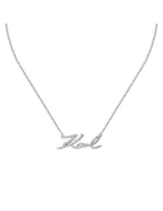 Karl Lagerfeld Collana Donna Silver Logo Karl (KLAYD04)