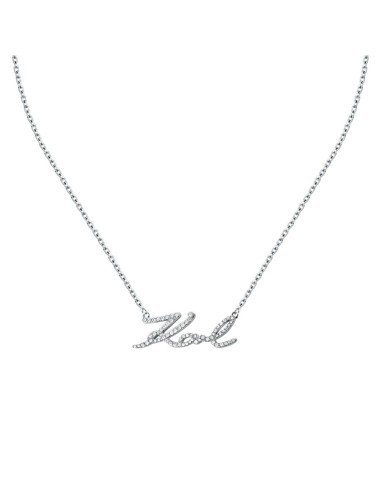 Karl Lagerfeld Collana Donna Silver Logo Karl...