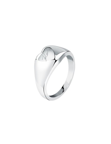 Karl Lagerfeld Anello Chevalier Cuore Silver (KLAYD30)