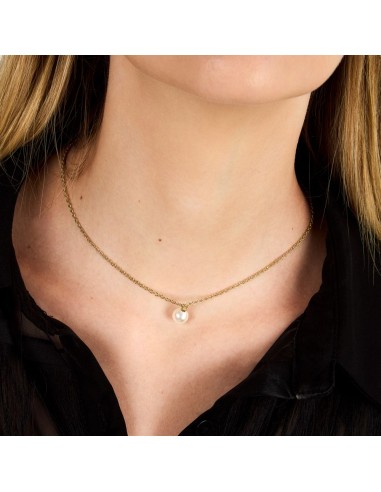 Karl Lagerfeld Collana Perla Dorata Donna...