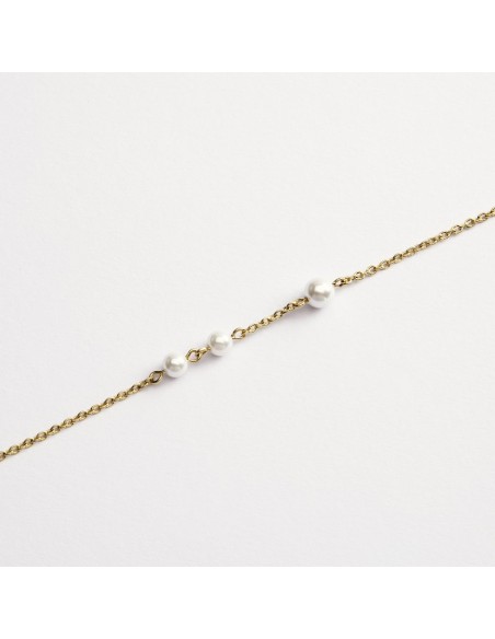 Karl Lagerfeld Bracciale Perle Dorato Donna (KLAYR20)