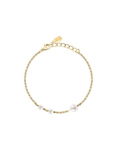 Karl Lagerfeld Bracciale Perle Dorato Donna (KLAYR20)