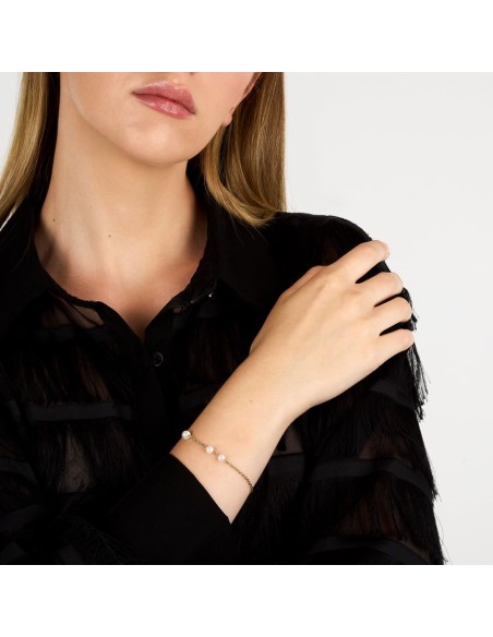 Karl Lagerfeld Bracciale Perle Dorato Donna (KLAYR20)