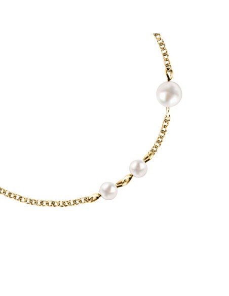 Karl Lagerfeld Bracciale Perle Dorato Donna (KLAYR20)