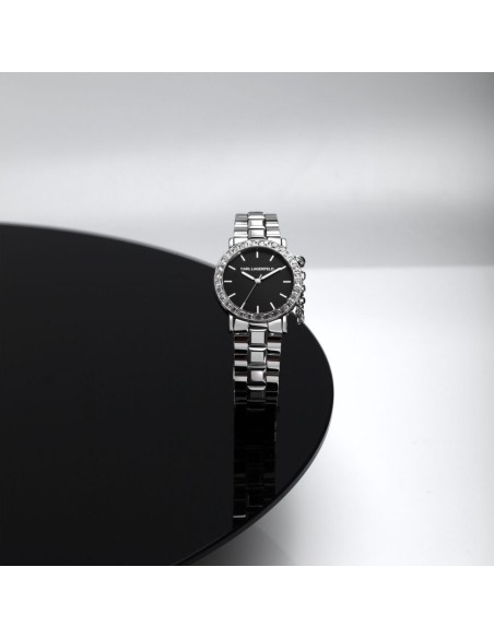 Karl Lagerfeld Orologio Donna Silver Nero (R0553100507)