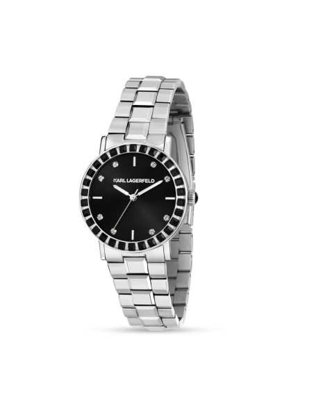 Karl Lagerfeld Orologio Donna Silver Nero (R0553100510)