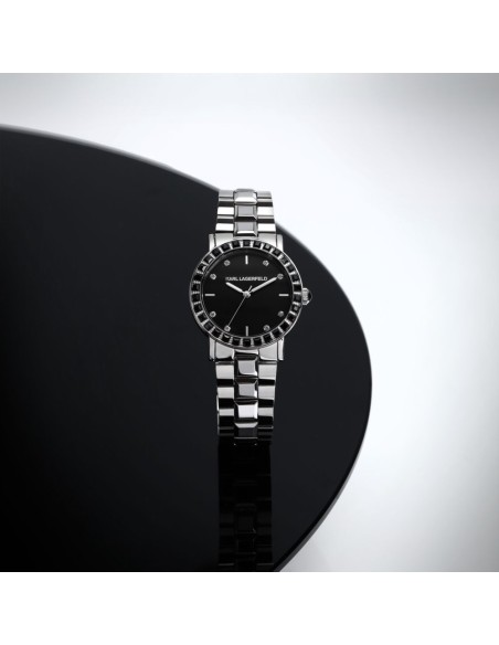 Karl Lagerfeld Orologio Donna Silver Nero (R0553100510)