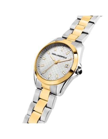 Karl Lagerfeld Orologio Donna Bicolore Silver Oro (R0553101507)