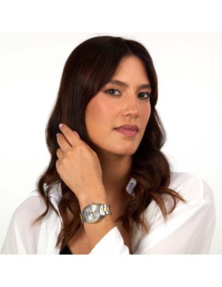 Karl Lagerfeld Orologio Donna Bicolore Silver Oro (R0553101507)