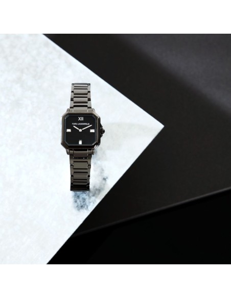 Karl Lagerfeld Orologio Donna Nero Square (R0553102504)