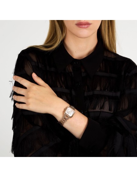 Karl Lagerfeld Orologio Donna Oro Rosa Square (R0553102509)