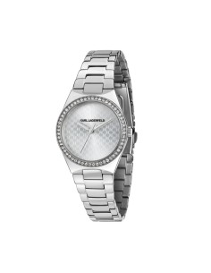 Karl Lagerfeld Orologio Donna Hamburg Silver Acciaio...