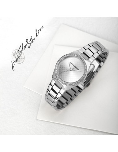 Karl Lagerfeld Orologio Donna Hamburg Silver...