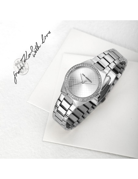 Karl Lagerfeld Orologio Donna Hamburg Silver Acciaio (R0553105509)
