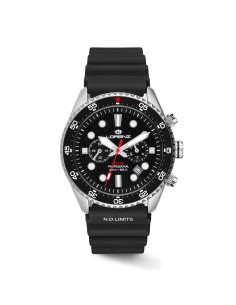 Lorenz Shark 5 Cronografo Diver Acciaio Nero 42 mm (30285AA) 2