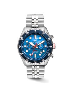Lorenz Shark 5 Cronografo Diver Blu Acciaio 42 mm (30285BB)