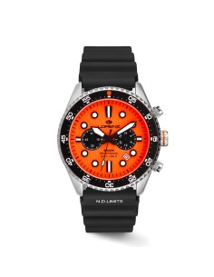 Lorenz Shark 5 Cronografo Diver Arancione 42 mm (30285OR) 2