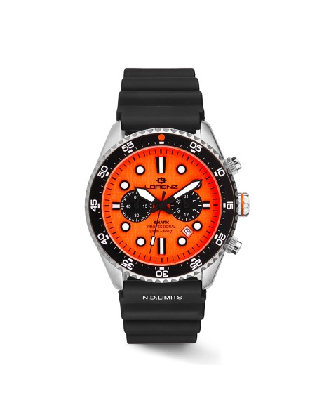 Lorenz Shark 5 Cronografo Diver Arancione 42 mm (30285OR)