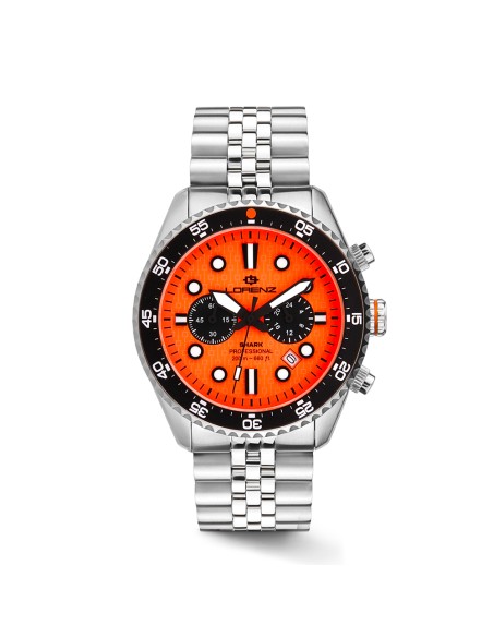 Lorenz Shark 5 Cronografo Diver Arancione 42 mm (30285OR)