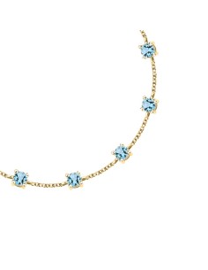 Bracciale Morellato Tesori Oro con Zirconi Azzurri (SAIW305) 2