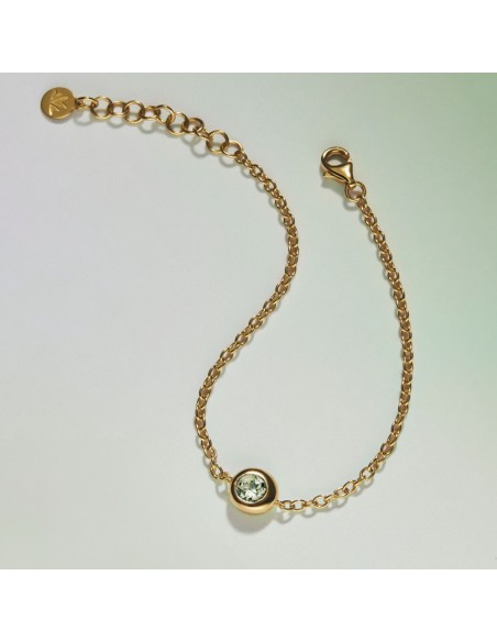 Bracciale Morellato Tesori Eterni Oro Peridoto Verde (SAXN13)