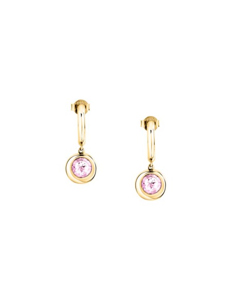 Orecchini Morellato Tesori Eterni Oro Quarzo Rosa (SAXN17)