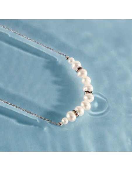 Collana Morellato Perla Argento con Perle Bianche (SXU42)