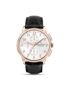 Lucien Rochat Iconic Cronografo Uomo Pelle Nero...