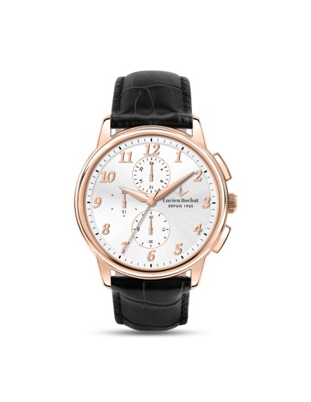 Lucien Rochat Iconic Cronografo Uomo Pelle Nero (R0471616001)